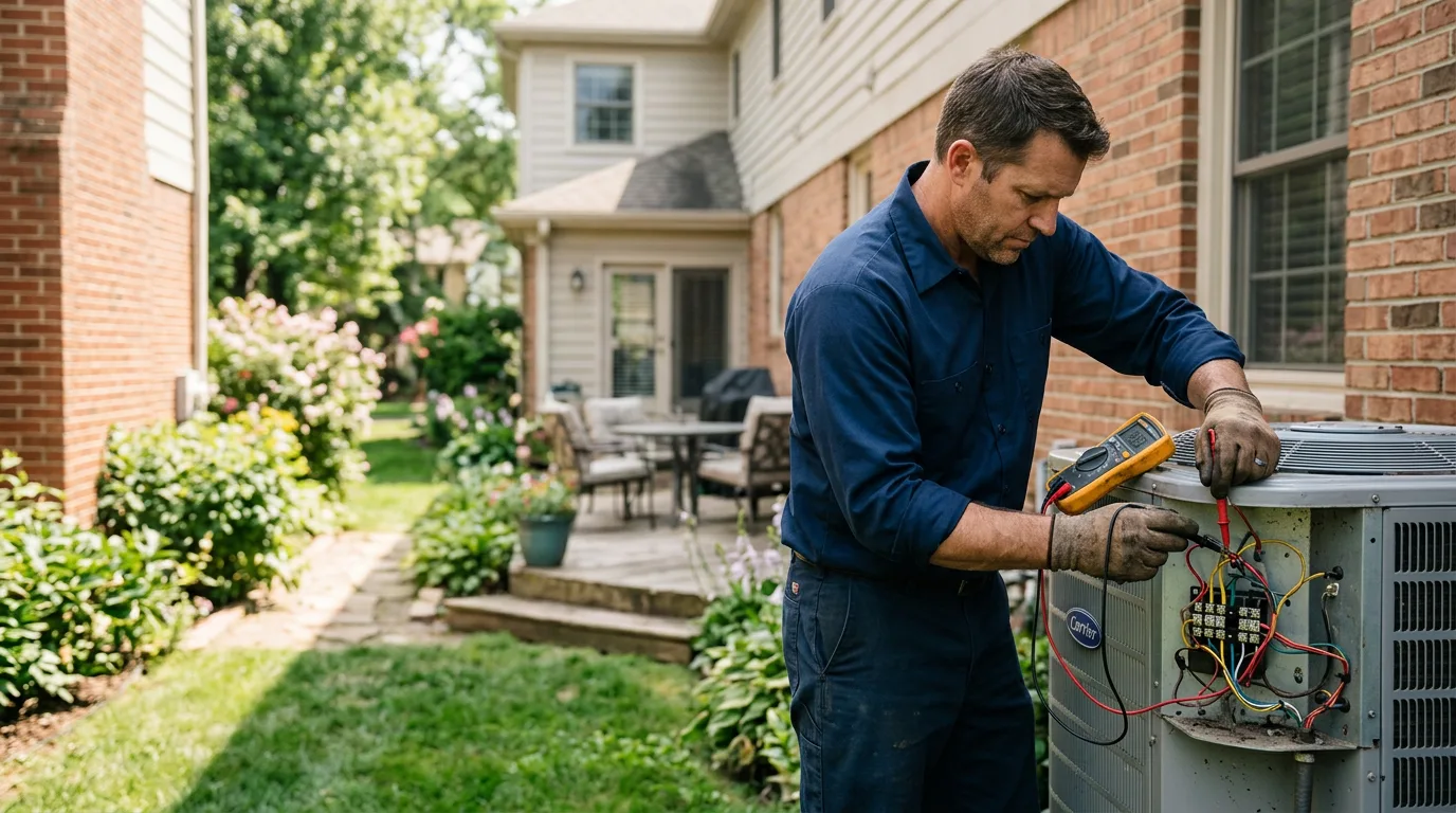 HVAC technician working near San Antonio, FL